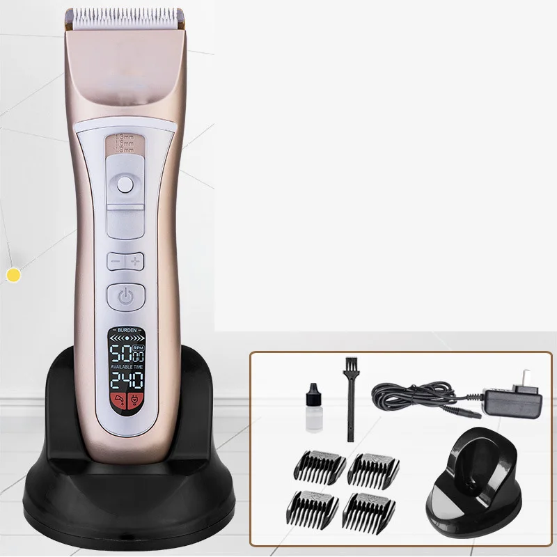 

Electric Hair Clippers Trimmer Barber Universal Hair Salons USB Charger Hair Remove Professional Barba 2000mAh 10W 110-220V