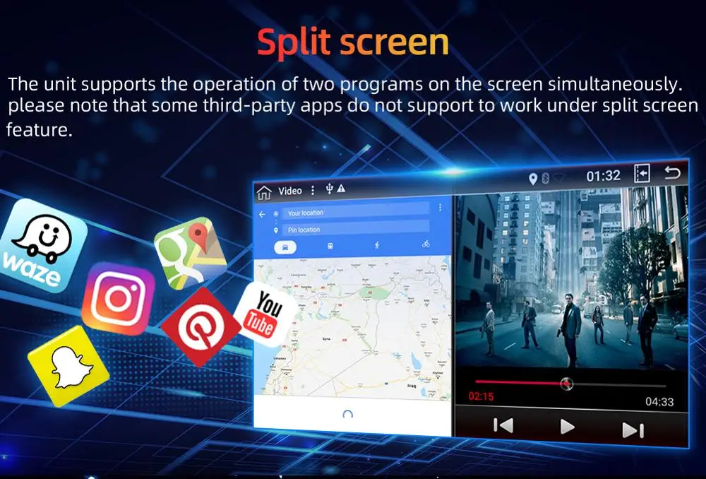 Bosion 1 din Android 10 0 IPS DSP PX6 автомобильное радио стерео GPS Навигация Аудио Видео плеер Wifi