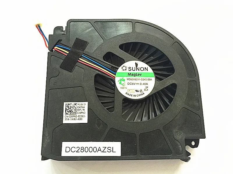 

Новый охлаждающий вентилятор SSEA для процессора DELL M6700, вентилятор DC28000AZSL