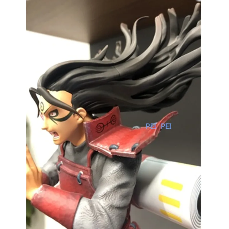 Аниме Наруто сенджу хаширама статуя Shodai Hokage GK светодиодный полноразмерный портрет резиновая фигурка героя Коллекционная модель игрушки Q1023