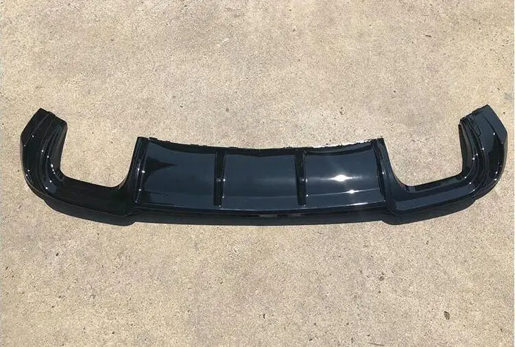 High Quality ABS Carbon fiber Paint Rear Bumper Lip Spoiler Diffuser Cover For AUDI A3 S3 RS3 S-LINE 2017 2018 2019 | Автомобили и