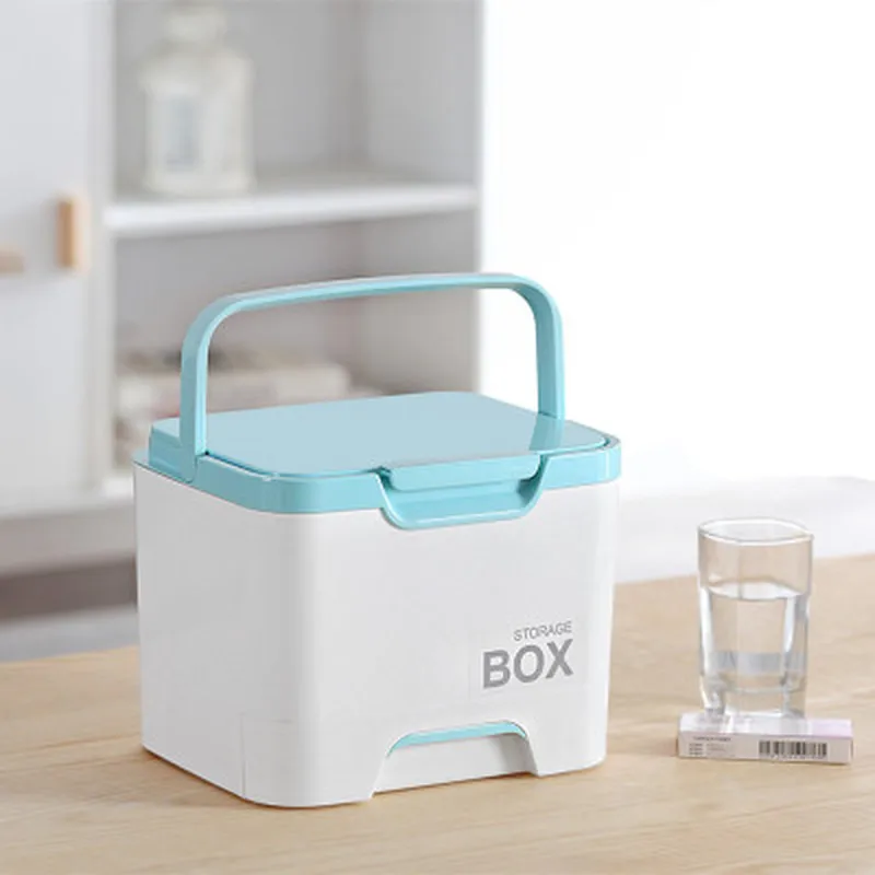 

Household Multifunctional Children's Medicine Storage Box Outdoor Camping Portable Medical Portable Compartment First Aid Kit