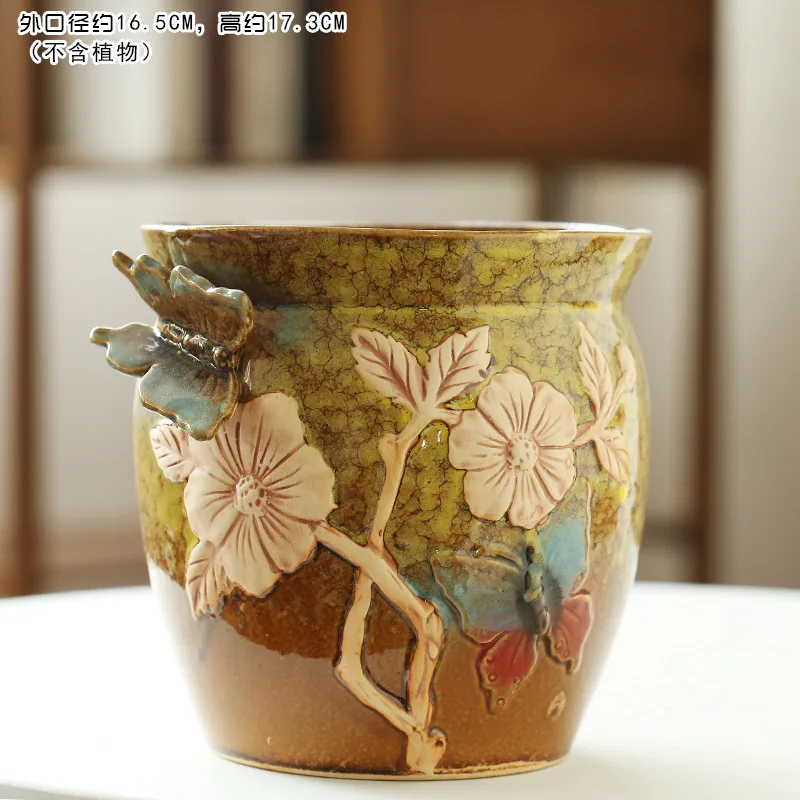 Креативный керамический цветочный горшок фотоемкость для посадки воды