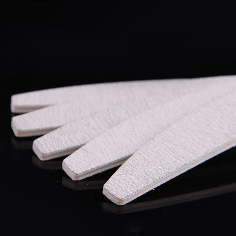 

10Pcs/Lot Gray Nail Buffer Sanding Sandpaper Nail Files Double Sided Thick Stick Art Manicure Pedicure Nail Art Tools