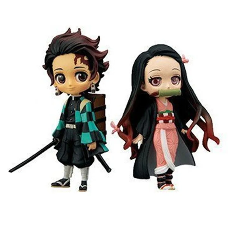 10 см аниме Demon Slayer Kimetsu no Yaiba Q posket Kamado Tanjirou Nezuko ПВХ Коллекционная Фигурка модель