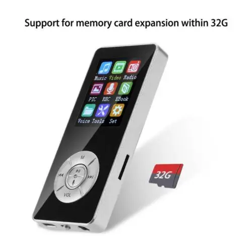 MP3 MP4 плеер с Bluetooth спикер медиа FM радио рекордер HIFI Спорт Музыка динамик + наушники