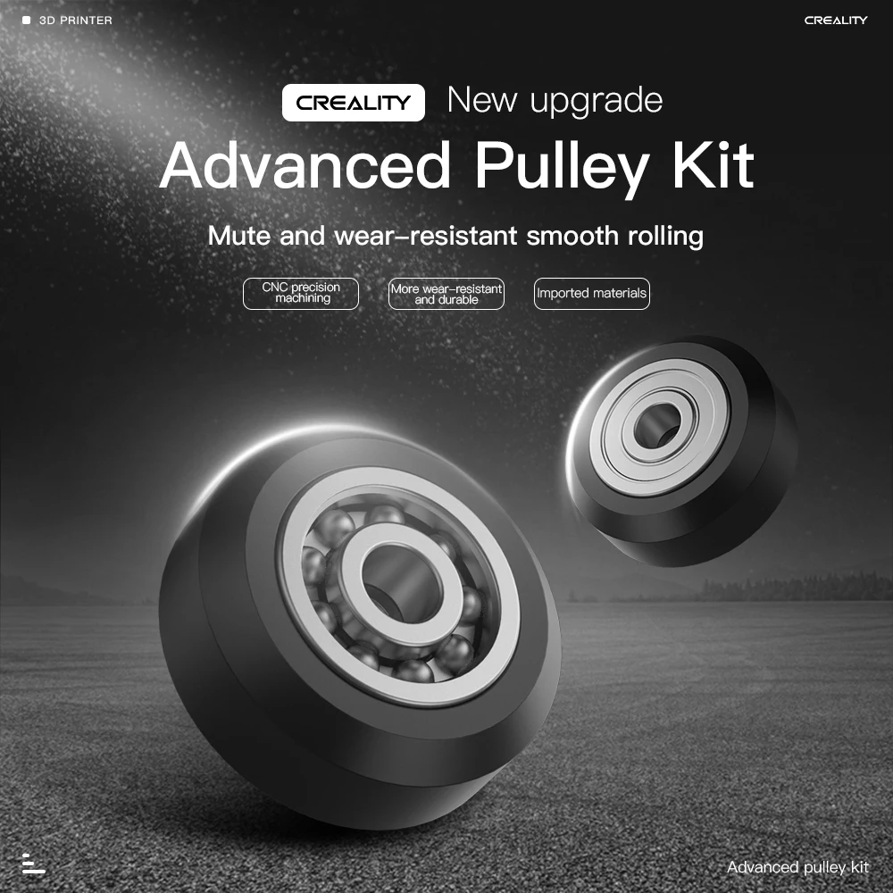 v slot pulley wheel 10pcs15pcs 3d printer parts plastic bearing pulley high quality round gear pom accessories creality 3d free global shipping