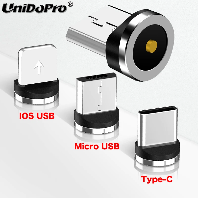 Металлический магнитный кабель штекер типа C Micro USB быстрое зарядное устройство