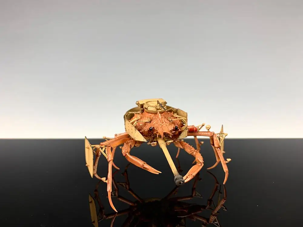 Фантазия креативная стимпанк IV колесница мех Краб миниатюры Неокрашенная Смола