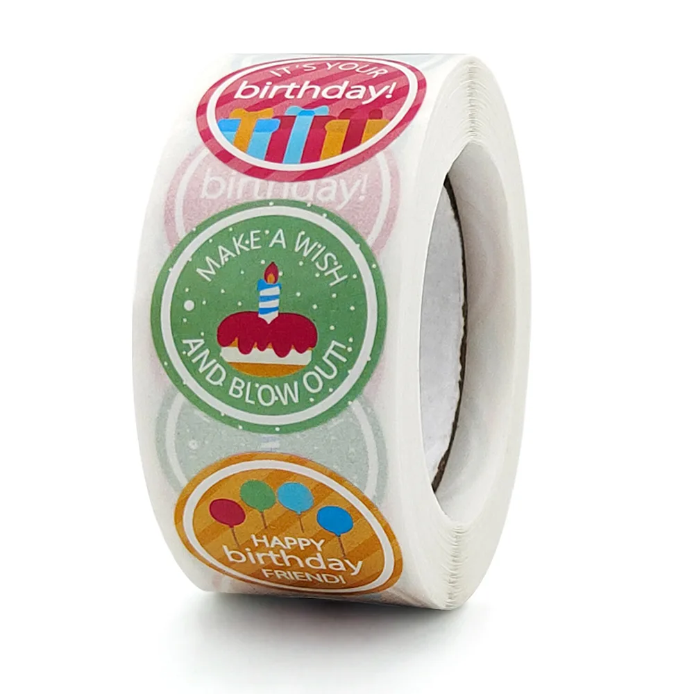 50-500 шт. круглые наклейки для оформления фотографий