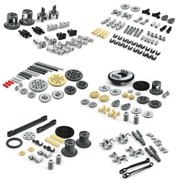 Блоки россыпью ось шестерни контактный разъем звено цепи аксессуары для