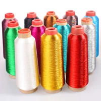 2pcslot gold and silver thread computer embroidery thread diy cross stitch line gold fine silver silk ribbon thread