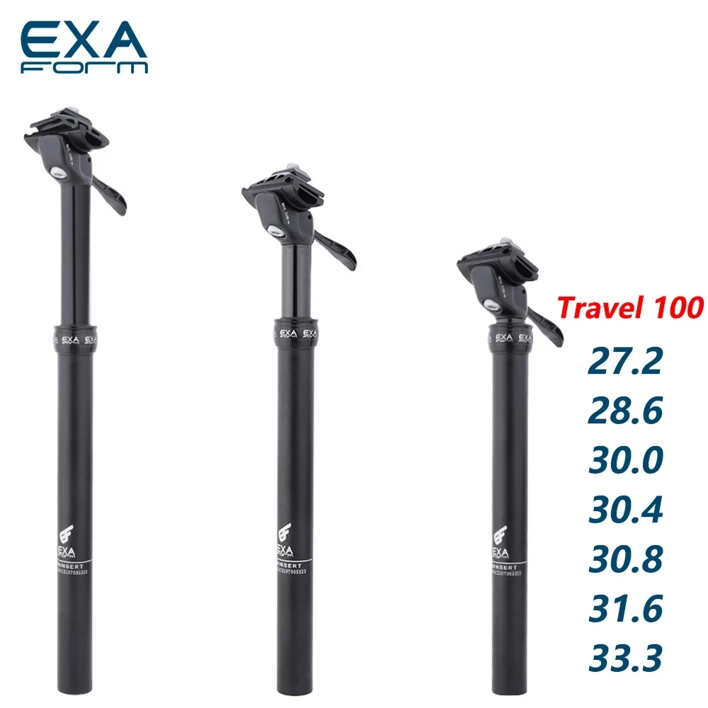 

Подседельный штырь KS EXA для горного и дорожного велосипеда, 27,2, 30/30, 4/30, 8/31, 9 мм, гидравлический Подседельный штырь с ручным управлением для дорожного велосипеда