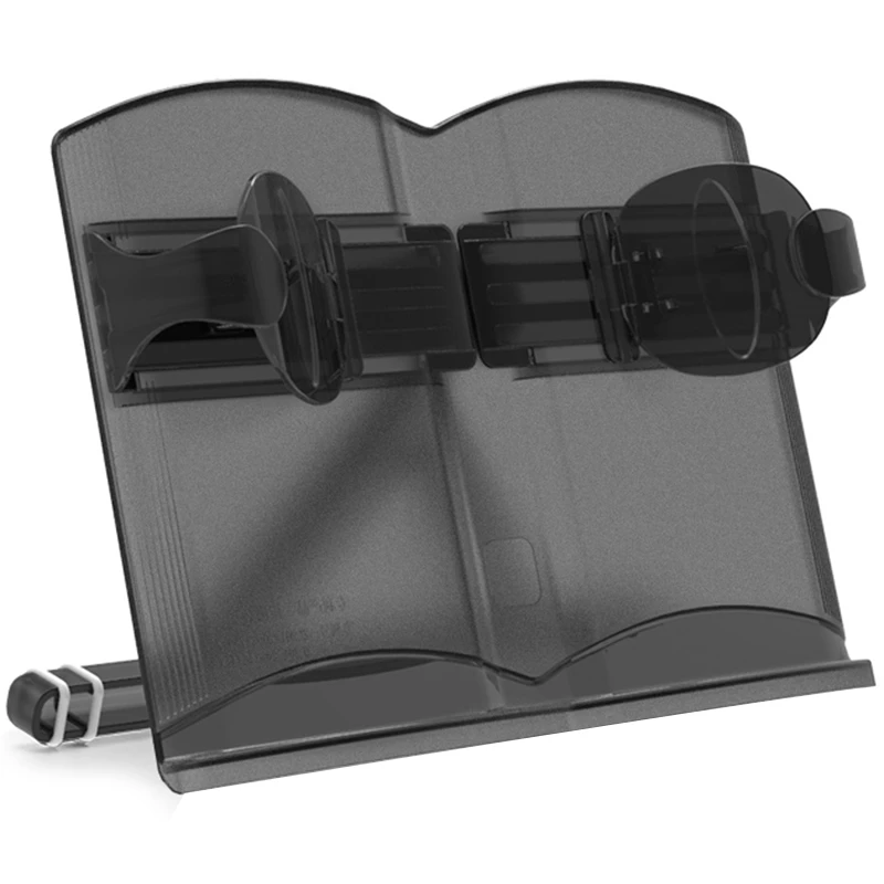 

Черная Портативная подставка для книг, многофункциональная Регулируемая подставка для книг, аксессуары для книг, подставка для чтения