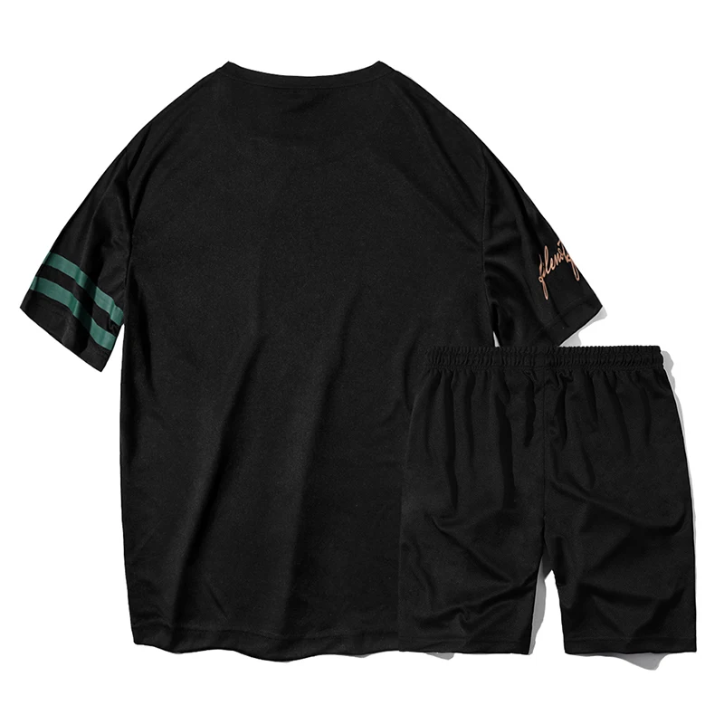 Костюм спортивный мужской летний повседневный комплект одежды для фитнеса