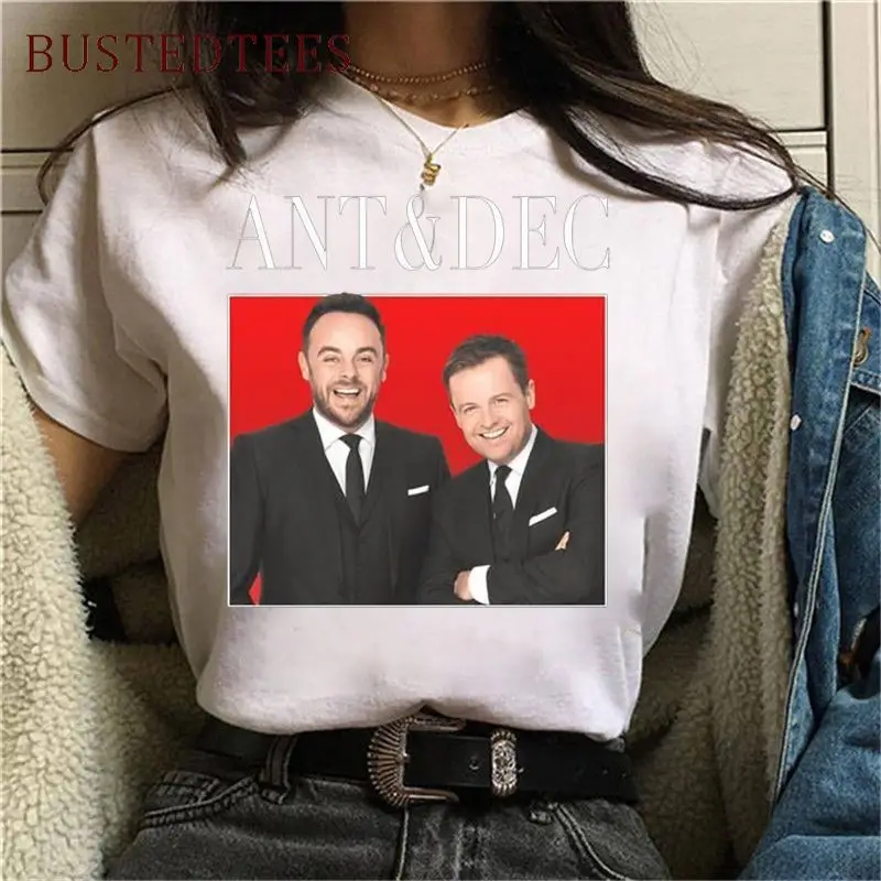 

Ant & Dec Hot Summer Print Graphic T Shirts Women Clothes Best-selling Popular Loose Streetwear Tops Hip Hop Aesthetic Plus Size