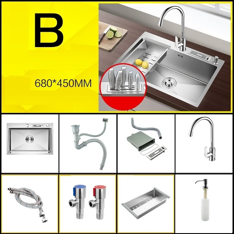 Evier Tarjas Para Wasbak Интегральная Waschbecken НЧ динамик Cocina де Inoxidable Fregadero умывальник Куба Pia