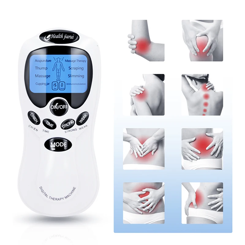 

Digital Electric Massager Tens Acupuncture Body Massage Therapy Machine For Back Neck Foot Leg health Care English keys herald