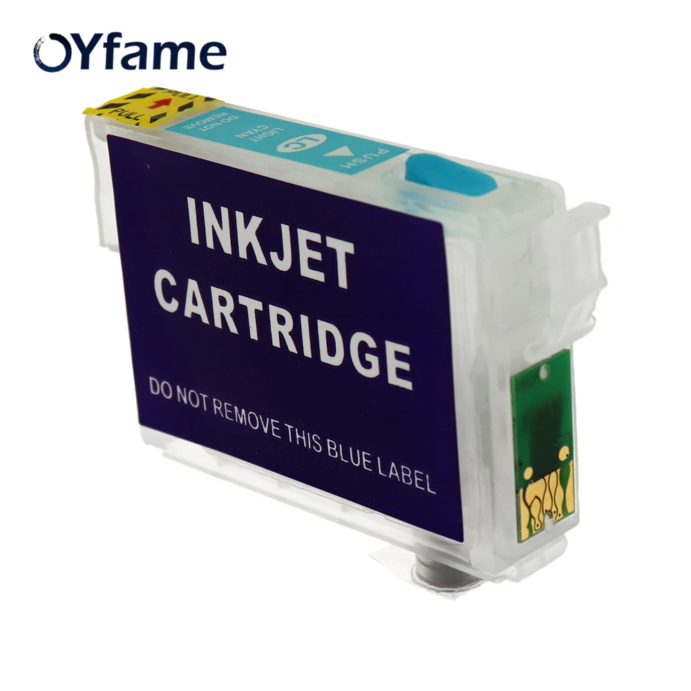 OYfame T0981- T0986 многоразовый чернильный картридж с чипами для принтера Epson Artisan 600 700 800