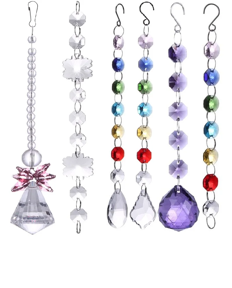 Хрустальная люстра сделай сам для ловли солнца подвеска в виде шара призмы