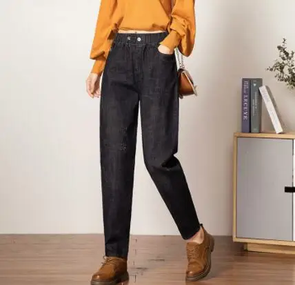 

Смешанный хлопок шаровары для мальчиков; Сезон весна для женщин размера плюс, черный, синий, серый; Повседневные брюки-Капри; Женские больши...