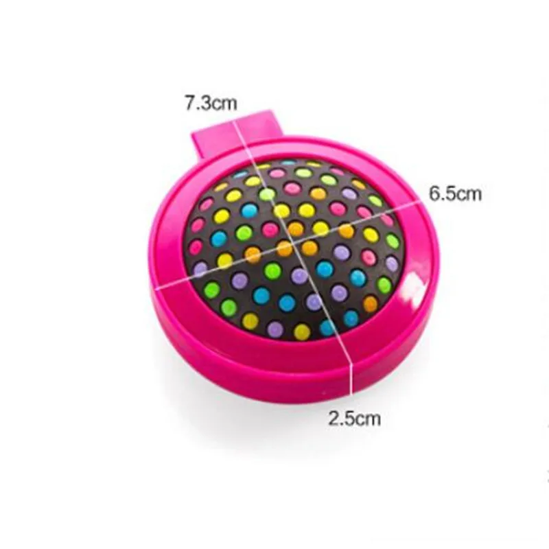 Портативная круглая карманная расческа маленький размер Подушка безопасности