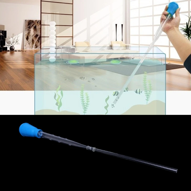

Aquarium Cleaner Gravel Vacuum Fish Tank Siphon Pump For Changing Water D7WE