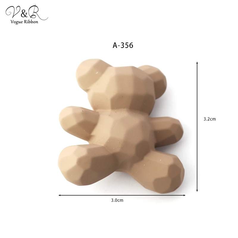 DIY Jewelry Making Findings Rubber Coating Red Yellow Love Heart and Cute Bear Beads Charms Pendants Accessories Componenets | Украшения и