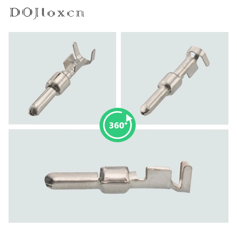 

20 Pcs 2.8 MM Series H62 Brass Tinned Wiring Copper Terminals Automotive Male Connector Plug DJ211Q-2.8B