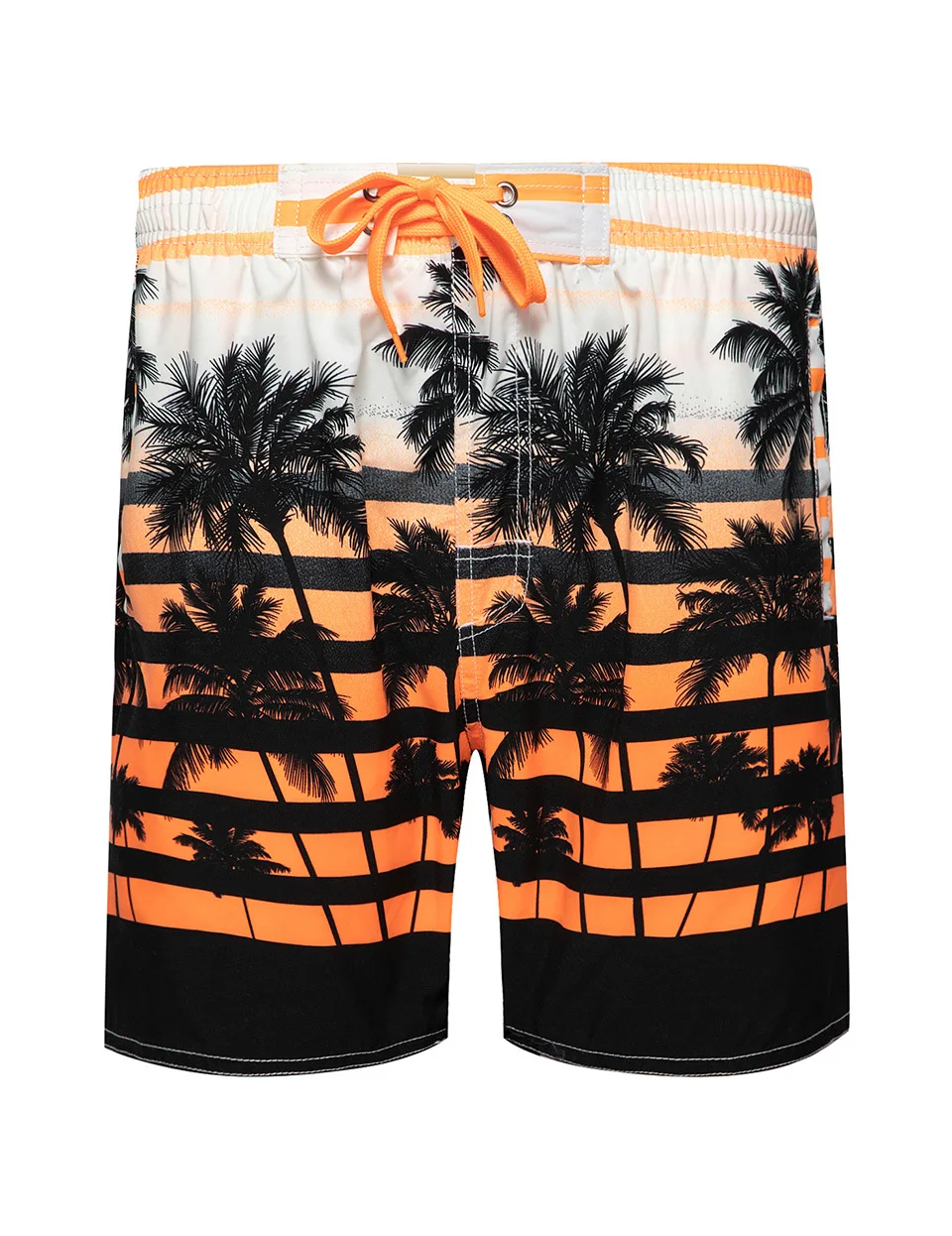 

Men Sport High End Coconut Beach Pants Stripes Easy Leisure Vacation Shorts In Summer