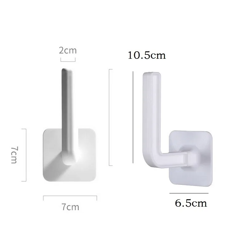 

Kitchen Roll Paper Hanger Paper Towel Hook Perforated Wall-mounted Paper Towel Rack Oil-absorbing Paper Cling Film Storage Rack