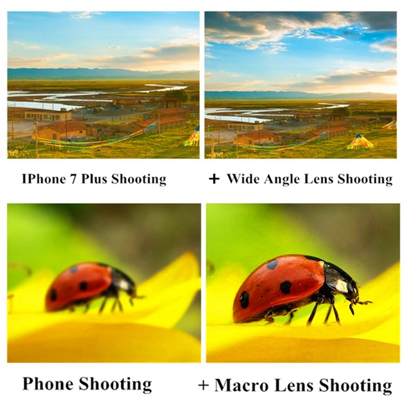 HD Универсальный 3 в 1 Набор объективов для камеры телефона 210 градусов объектив рыбий глаз 0.6X широкоугольный