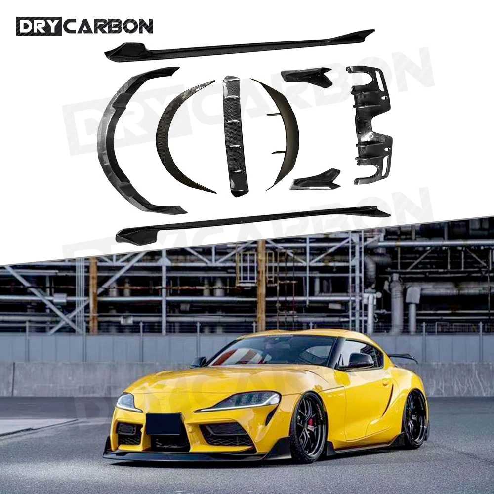 Комплект удлинителей для передней и боковой губ из углеродного волокна комплект