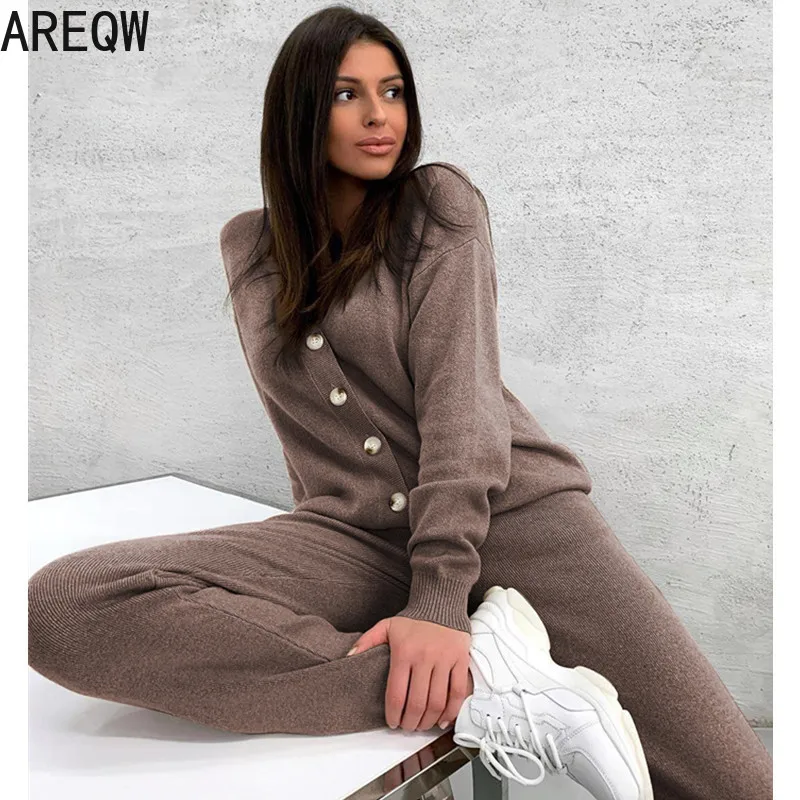 Женская одежда комплект из 2 предметов Женский двух со штанами женский