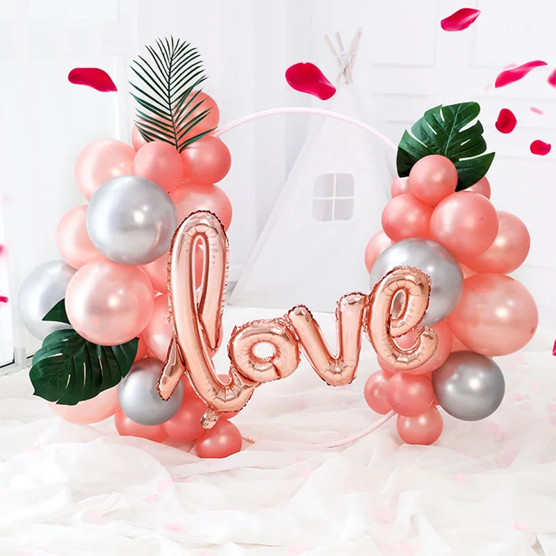 

100cm Round Circle Balloons Hoop Holder Arch Weddng Backdrop Ballon Farme Baby Shower Kids Birthday Party Decoration