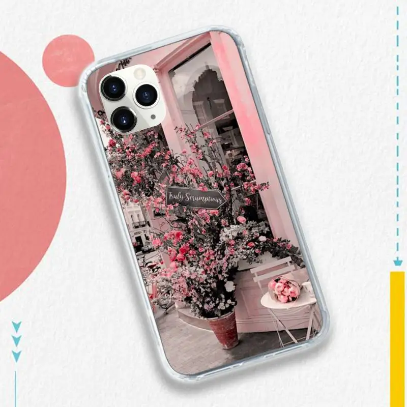 

travel italy France London Flower World Places high quality Phone Case for iPhone 11 12 pro XS MAX 8 7 6 6S Plus X 5S SE 2020 XR