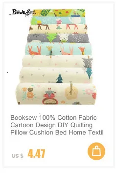 Booskew Home Telas, хлопок, ткань, 40 см x 50 см, 7 шт., набивные цветы, жировые кварталы, сделай сам, ручная работа, подушка для шитья, лоскутное шитье, кукольная кровать