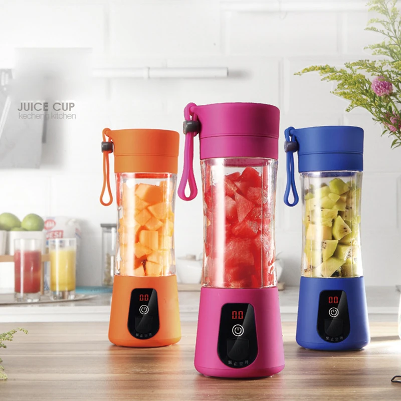 380ml portable blender usb mixer electric juicer machine smoothie food processor personal cup juice | Бытовая техника