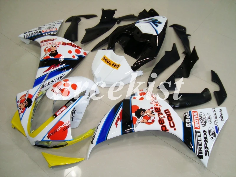 

Новый комплект обтекателей из АБС-пластика для YAMAHA YZF-R1 R1 2009 2010 2011 2012 2013 2014 YZF1000 09 10 11 12 13 14 белый желтый