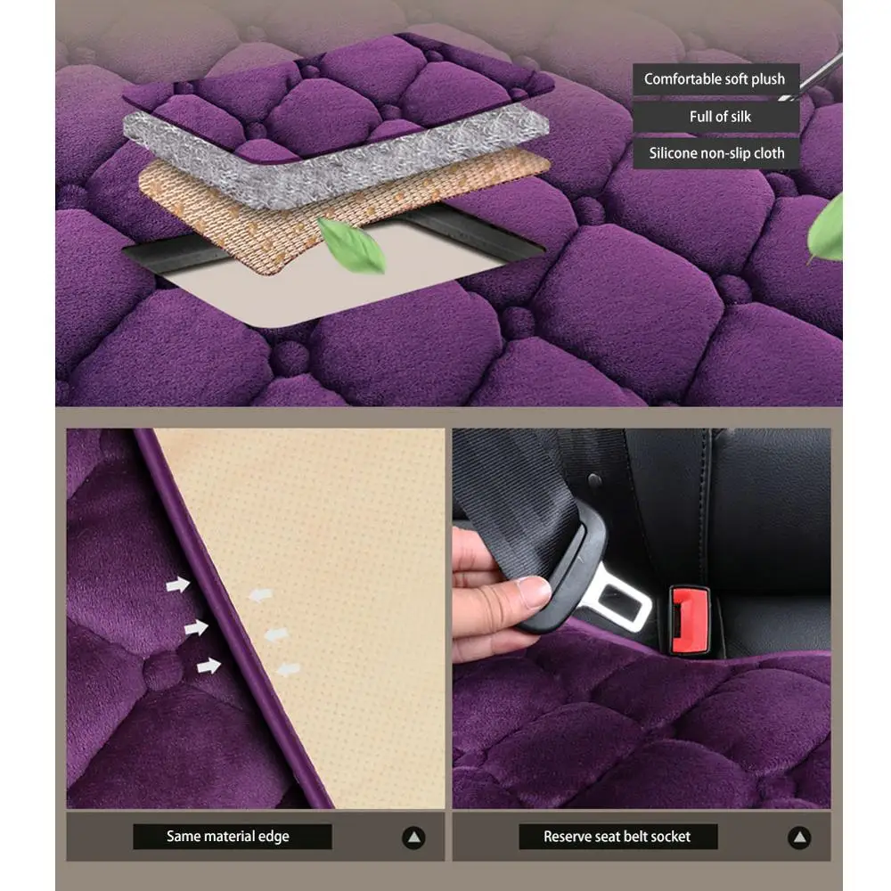 Чехол для автомобильного сиденья из льняной ткани Всесезонная Передняя и задняя