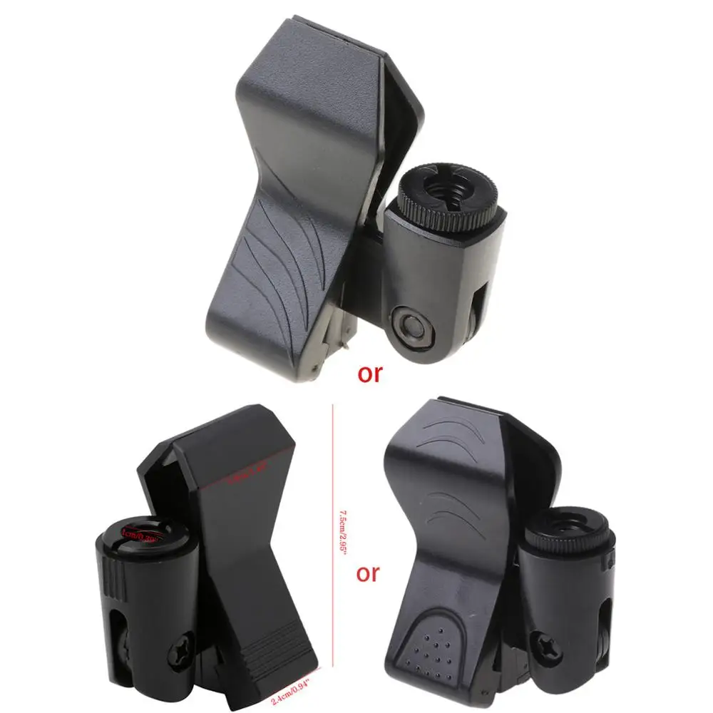 Гибкая подставка для Микрофона Аксессуар пластиковый зажим держатель Крепление