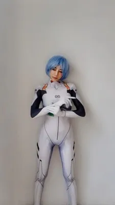 Комбинезоны аниме Ayanami RAI костюмы для косплея унисекс Женский костюм кошки Zentai |