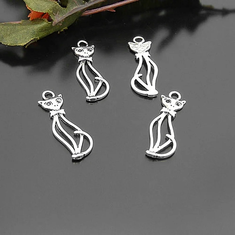 (21201)50 шт. 34x13 мм, античный серебряный цвет, сплав цинка, аксессуары для изготовления ювелирных изделий, фурнитура «сделай сам»