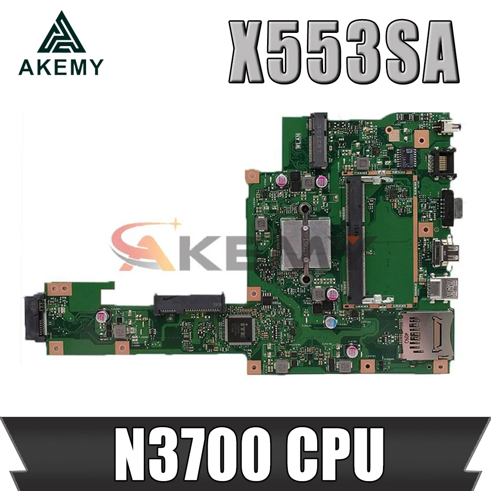 

Материнская плата X553SA с процессором N3700 REV 2,0 для ASUS X553S X553SA, материнская плата для ноутбука 60NB0AC0-MB1050, протестированная, рабочая, бесплатная до...