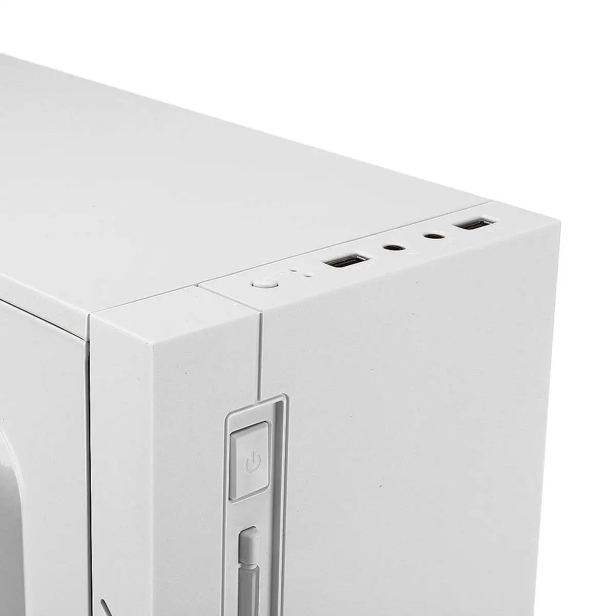 

S SKYEE Mini Computer Case Desktop Chassis PC Case for MATX/MITX Motherboard USB2.0 Support 2 HDD 1 SSD Support 2 Fans