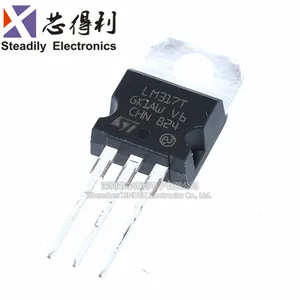 10pcs/lot New St Lm317t Adjustable Three-Terminal Voltage Regulator to-220 1.5a Thick Sheet