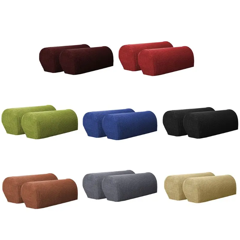

Sofa Cover Armchair Armrest Cover Sofa Arm Cover 1 Pair Double-Faced Non-slip Machine Wash New