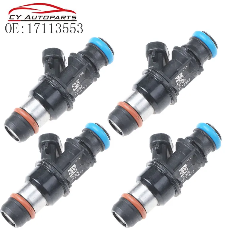 

YAOPEI 4PCS OEM 17113553 Fuel Injector For Buick Cadillac Hummer Chevrolet GMC 4.8 5.3 6.0 Car Accessories