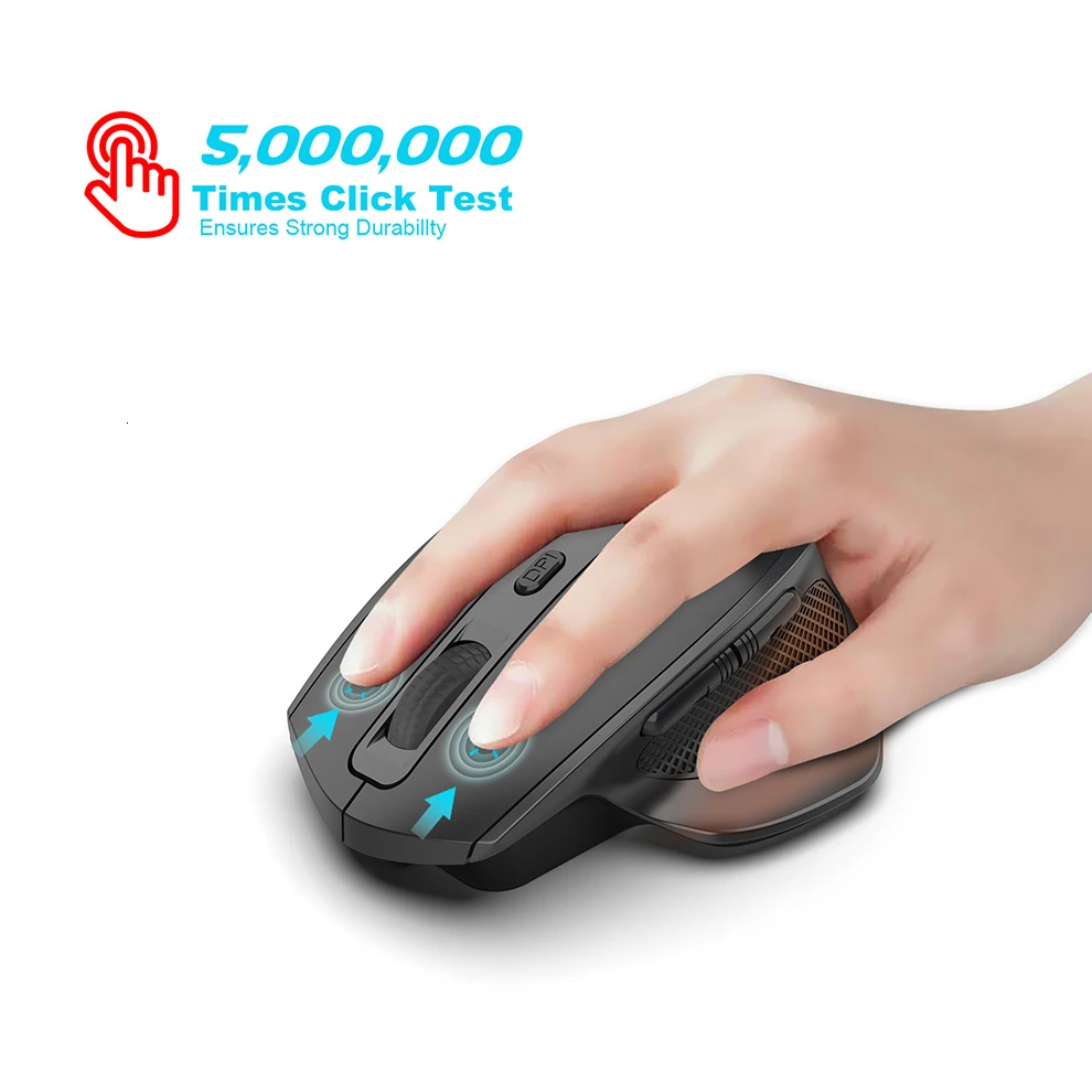 Перезаряжаемая беспроводная мышь Jelly Comb 2 4G игровая с бесшумным кликом для