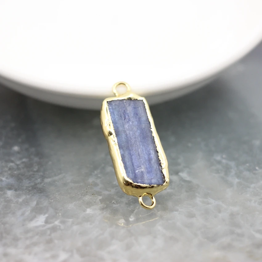 

Синий кианит ломтик для украшений lstjrzs